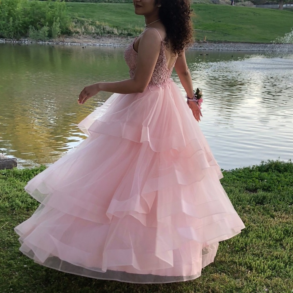 COPY - Pink Rose Gown dress